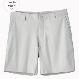 NWT Rhone Commuter 7 Short, Kakhi, Size 32